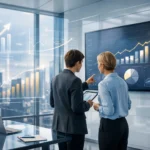 Forex broker SEO analytics growth with CFD performance charts and data driven strategy.